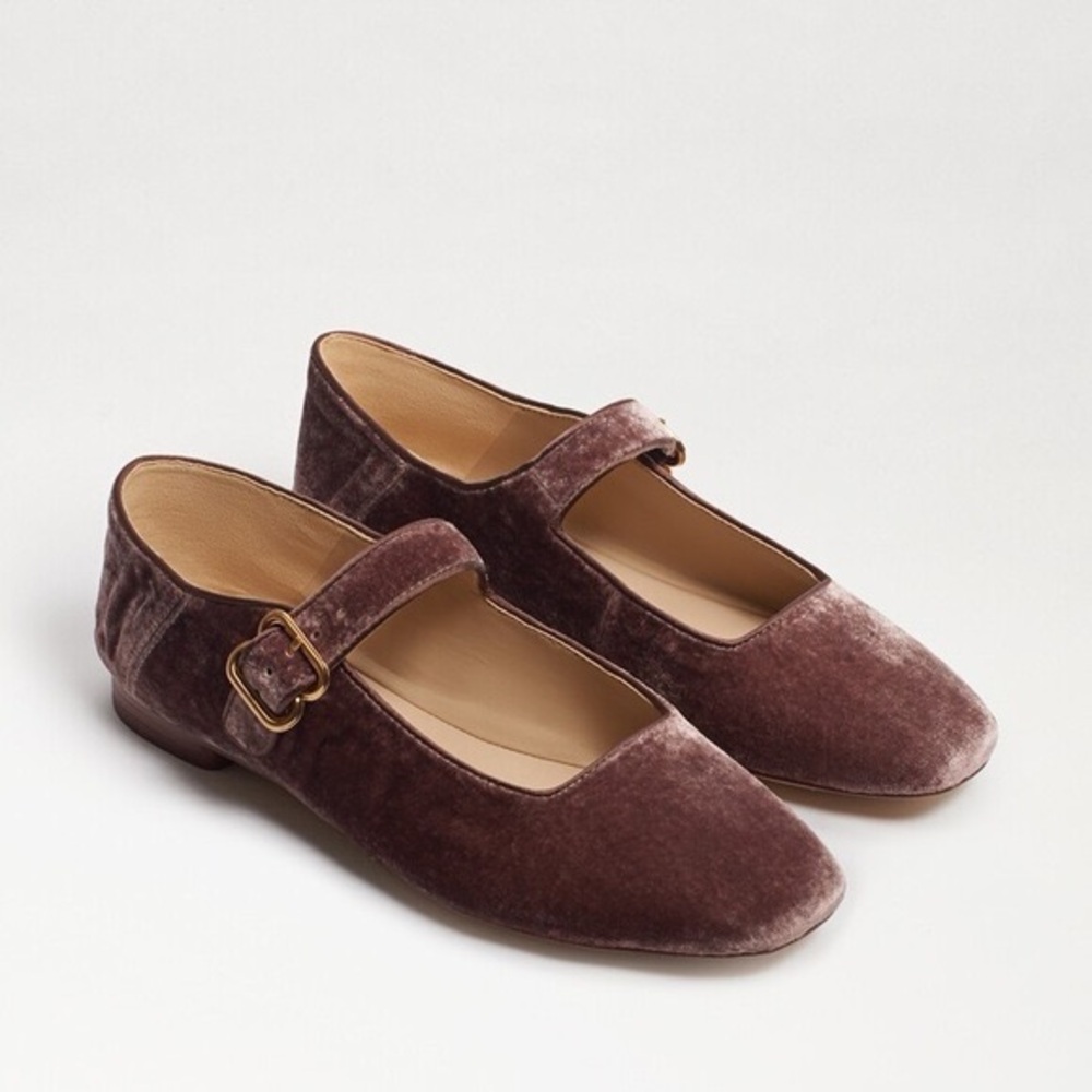 SAM EDELMAN Velvet Mary Jane Flats
